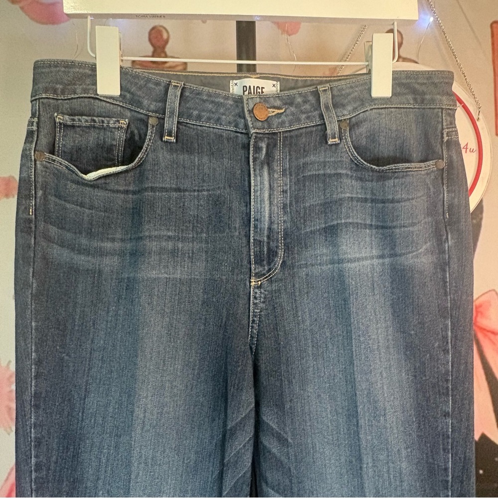 Paige Denim High Rise Bell Canyon Size 32 - Picture 3 of 10
